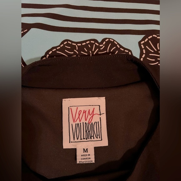 Very Vollbrach Turquoise Black 3/4 Sleeves Stretch Dress - Picture 10 of 10